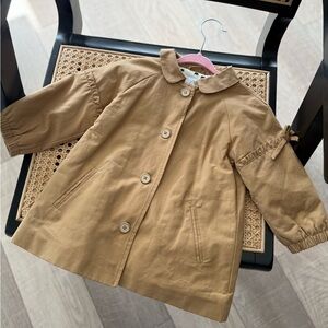Zara Baby Girl Tan Raincoat